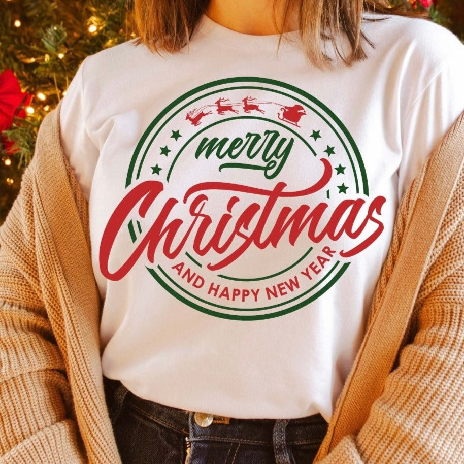 Merry Christmas & happy new year t-shirt
