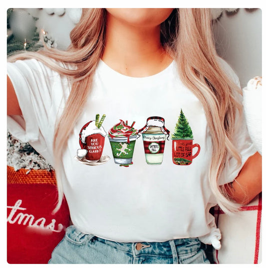 Clark coffee cups tshirt