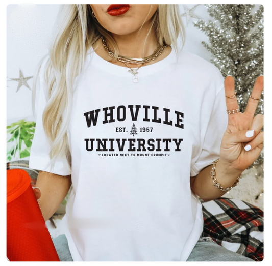 Whoville university est 1957 t-shirt