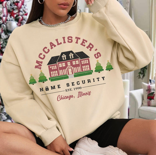 Mccalisters home security sweatshirt