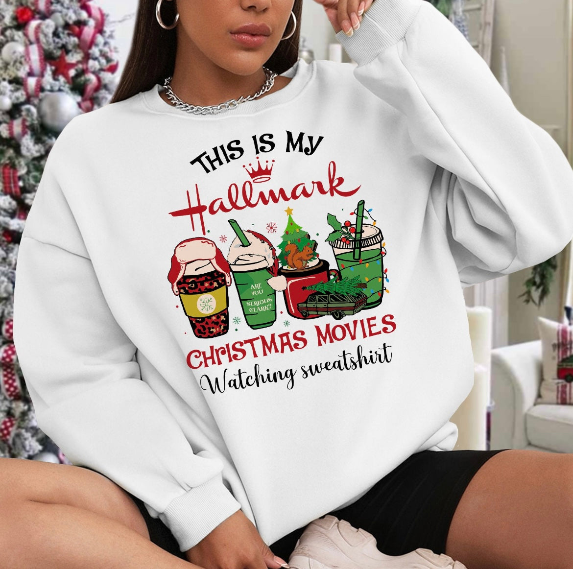 This is my hallmark Christmas movie sweatshirt