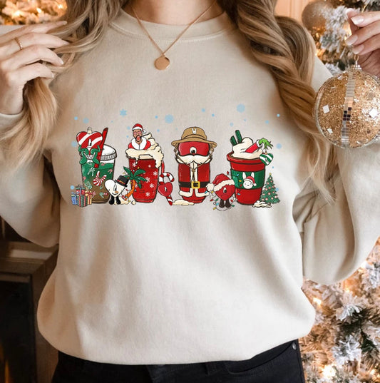 Bad bunny coffee cups sweatshirt