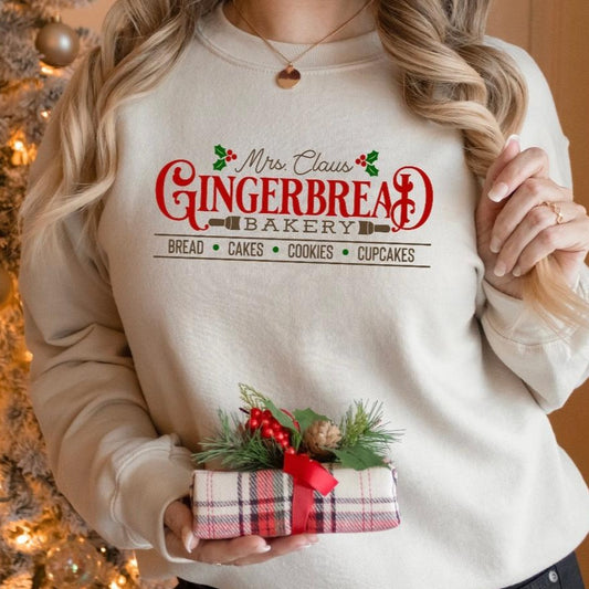 Gingerbread bakery sweatshirt